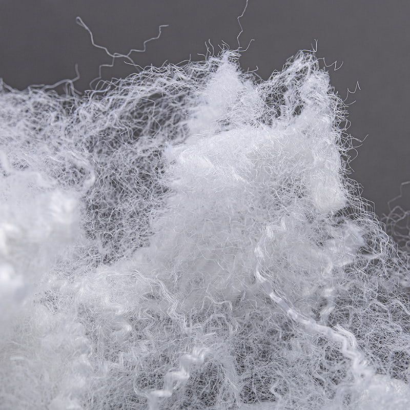 白色6D×64二维中空阻燃纤维 白色6D×64二维中空阻燃纤维