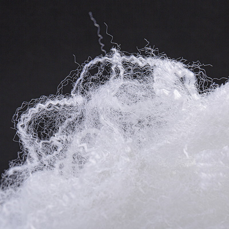 白色6D×64二维中空阻燃纤维 白色6D×64二维中空阻燃纤维